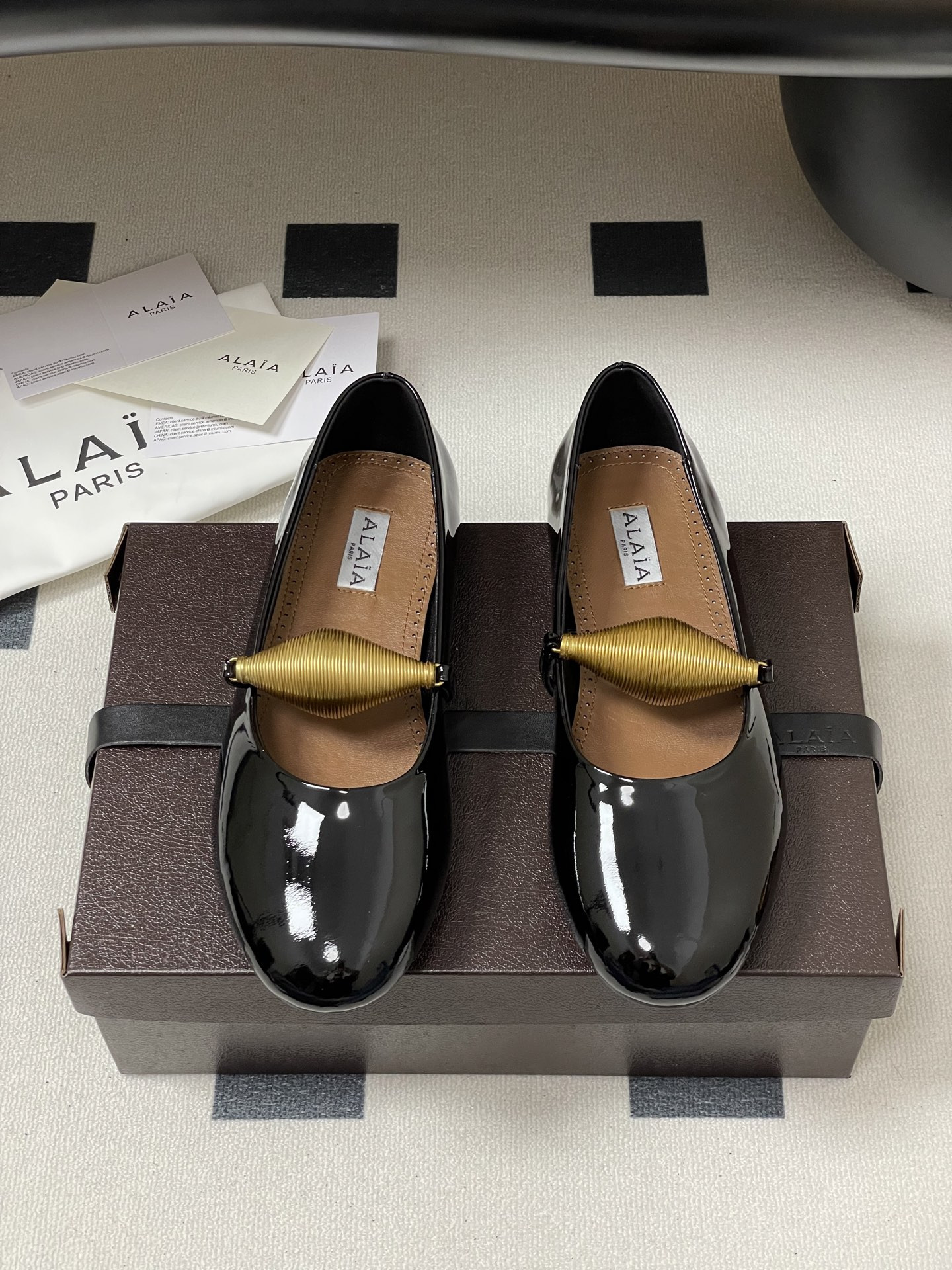ua alaïa jewel ballet flats(cusT0mized size 7-10 days production time)