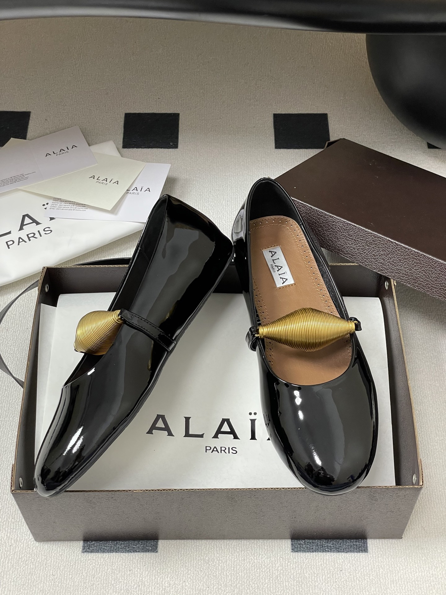 ua alaïa jewel ballet flats(cusT0mized size 7-10 days production time)