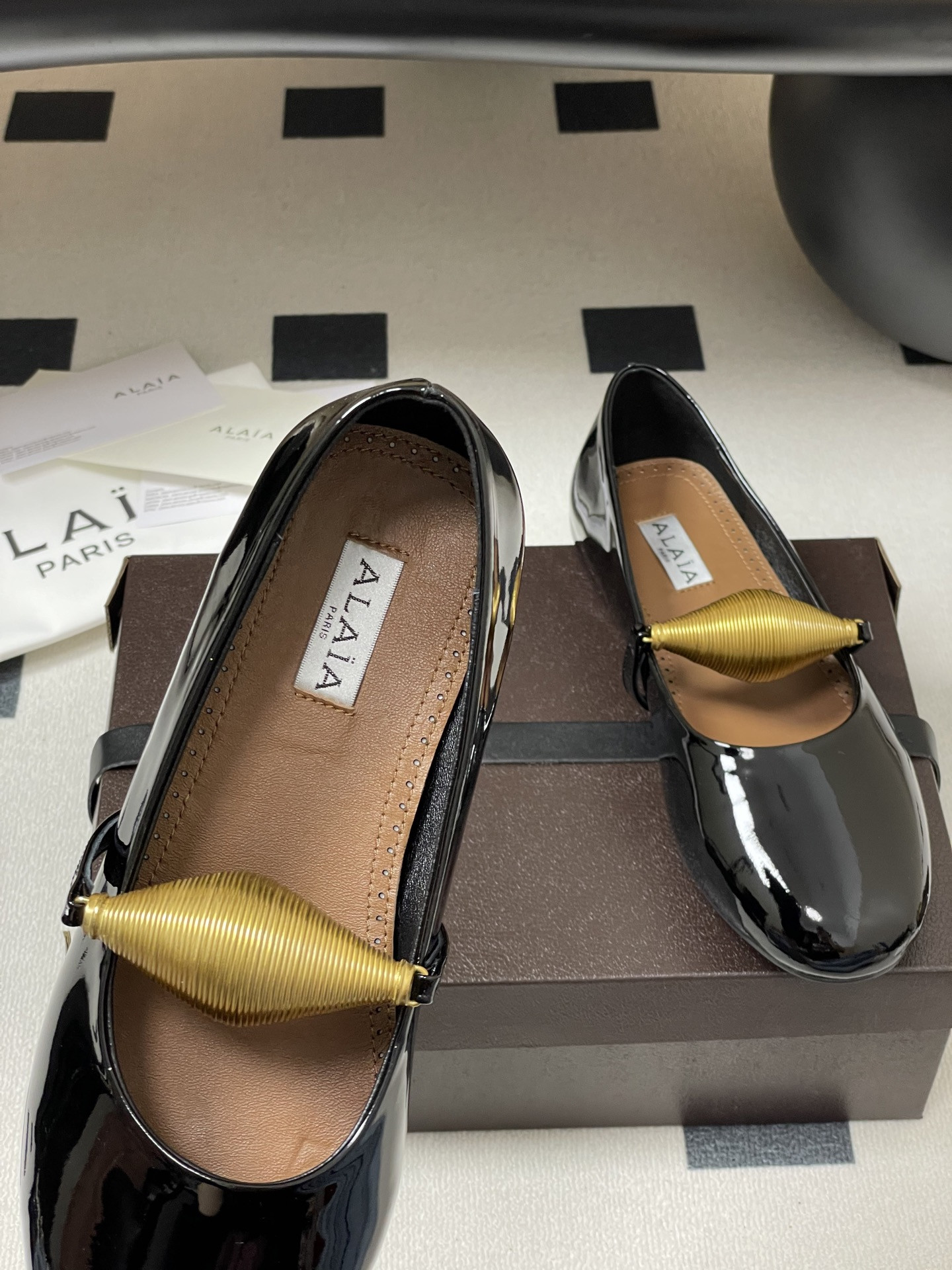 ua alaïa jewel ballet flats(cusT0mized size 7-10 days production time)