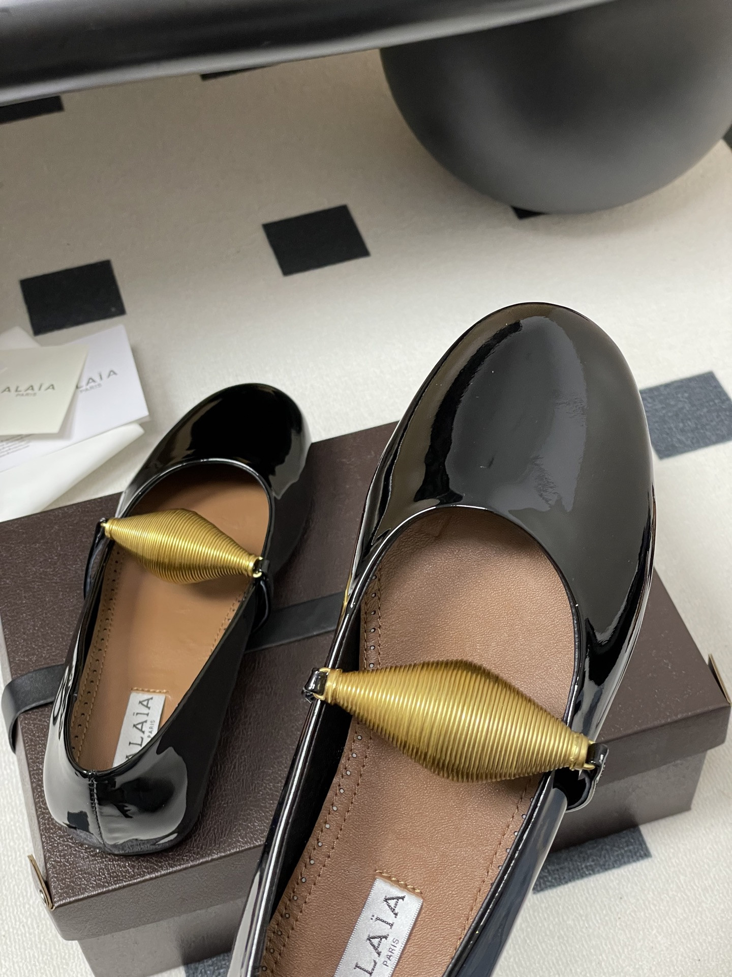 ua alaïa jewel ballet flats(cusT0mized size 7-10 days production time)