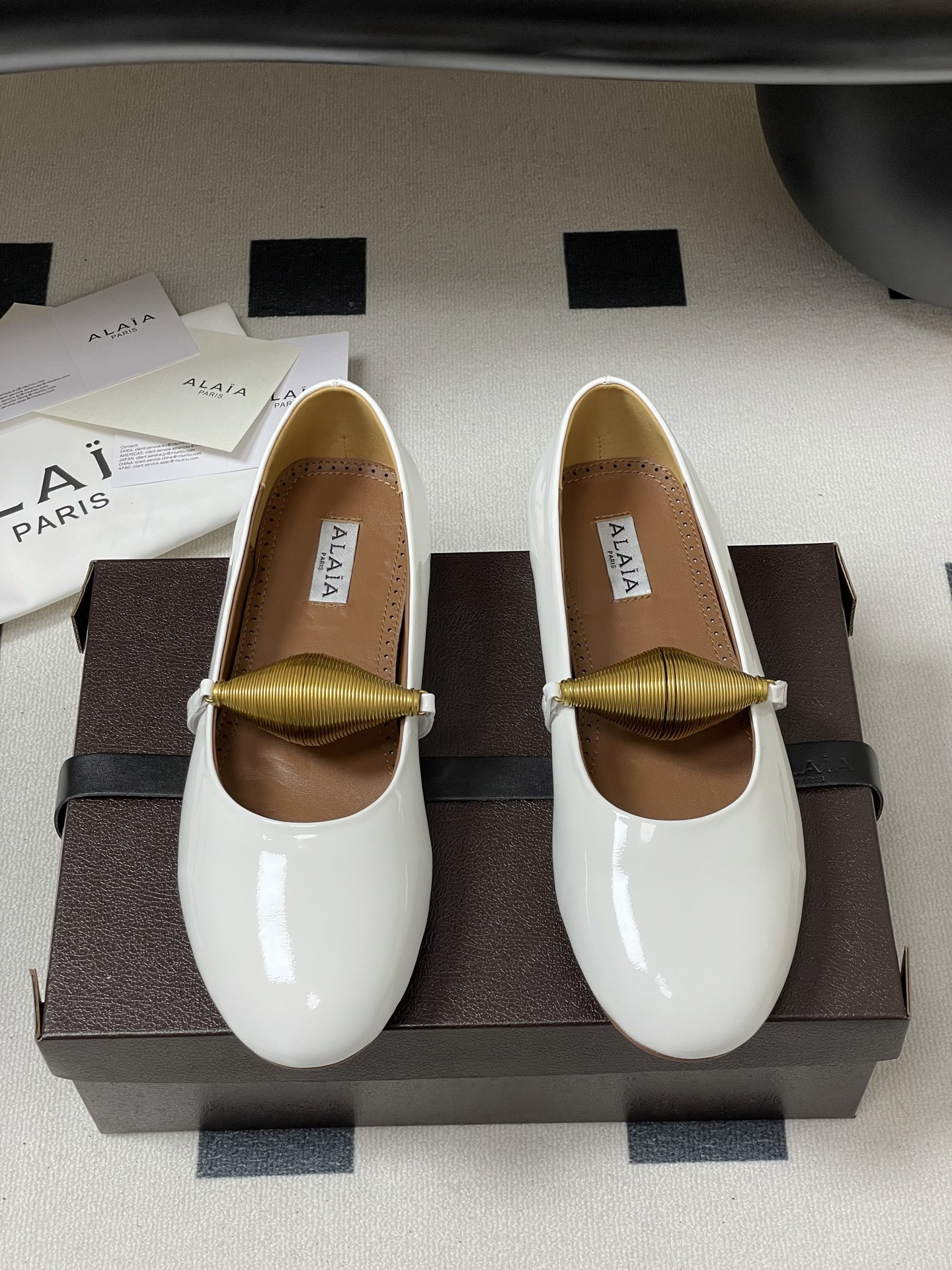 ua alaïa jewel ballet flats(cusT0mized size 7-10 days production time)