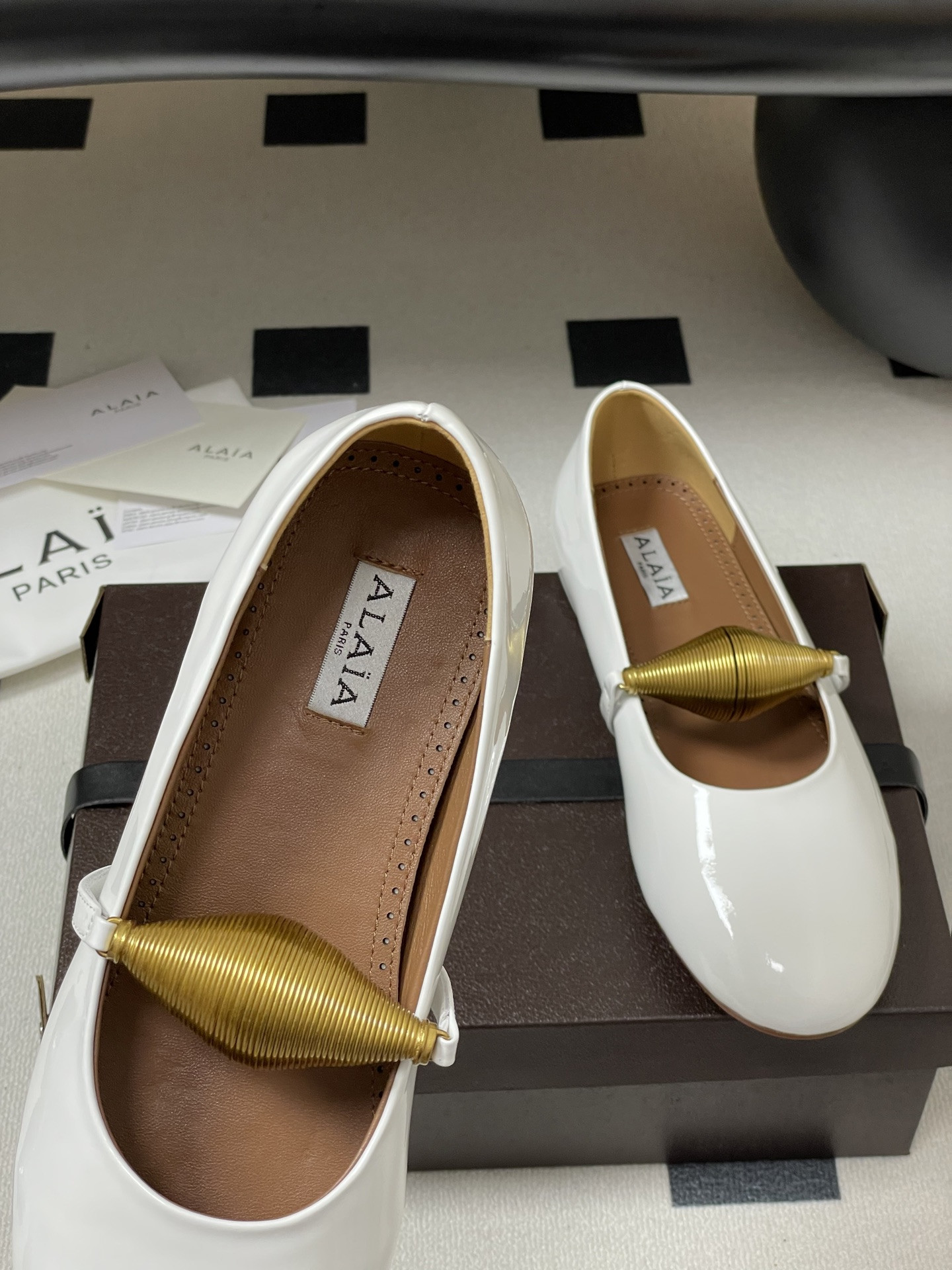 ua alaïa jewel ballet flats(cusT0mized size 7-10 days production time)