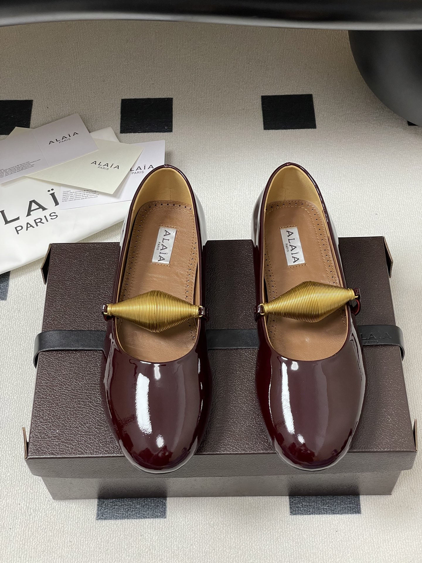 ua alaïa jewel ballet flats(cusT0mized size 7-10 days production time)