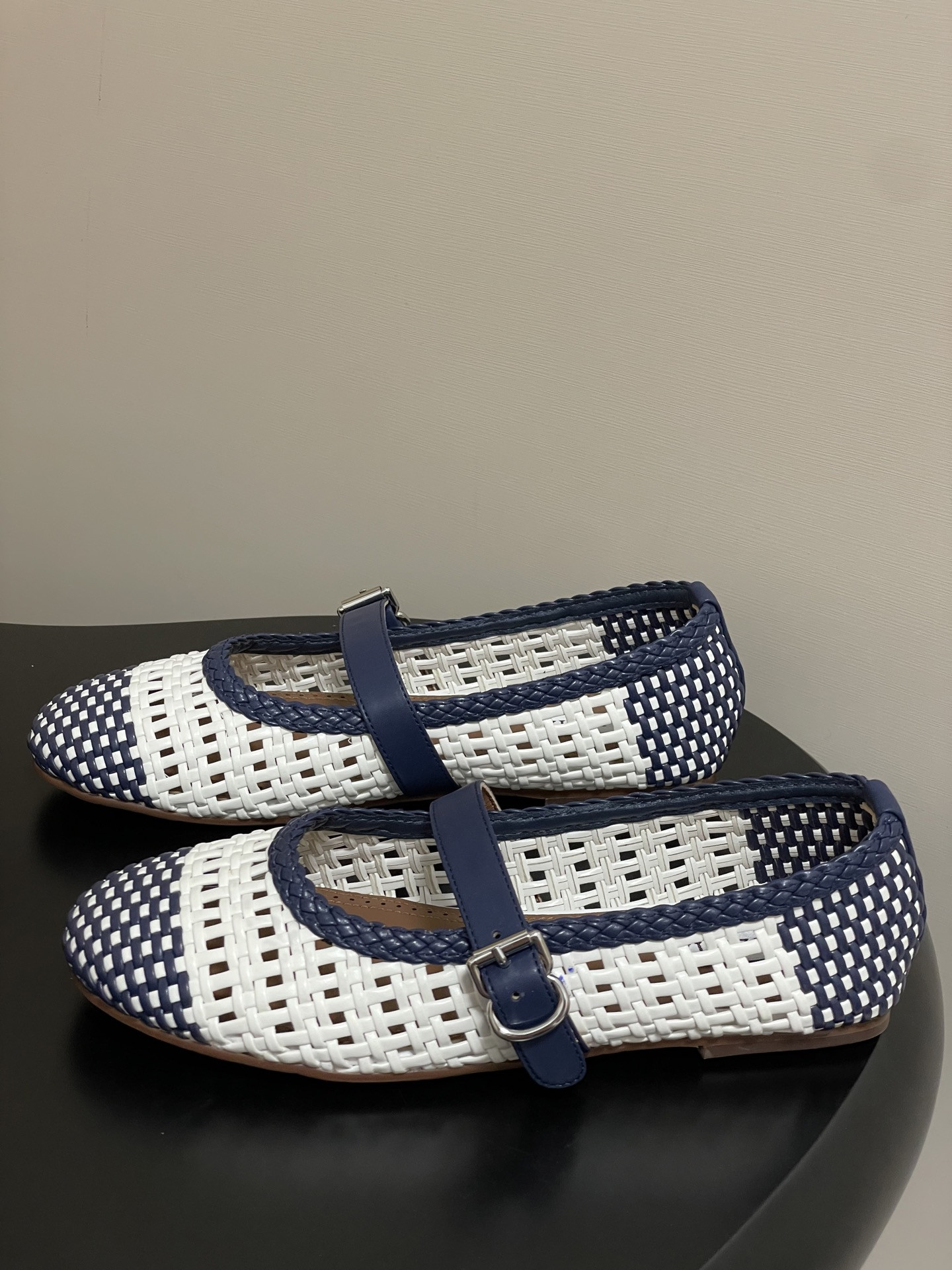 ua alaïa hollow woven mary jane flats(cusT0mized size 7-10 days production time)
