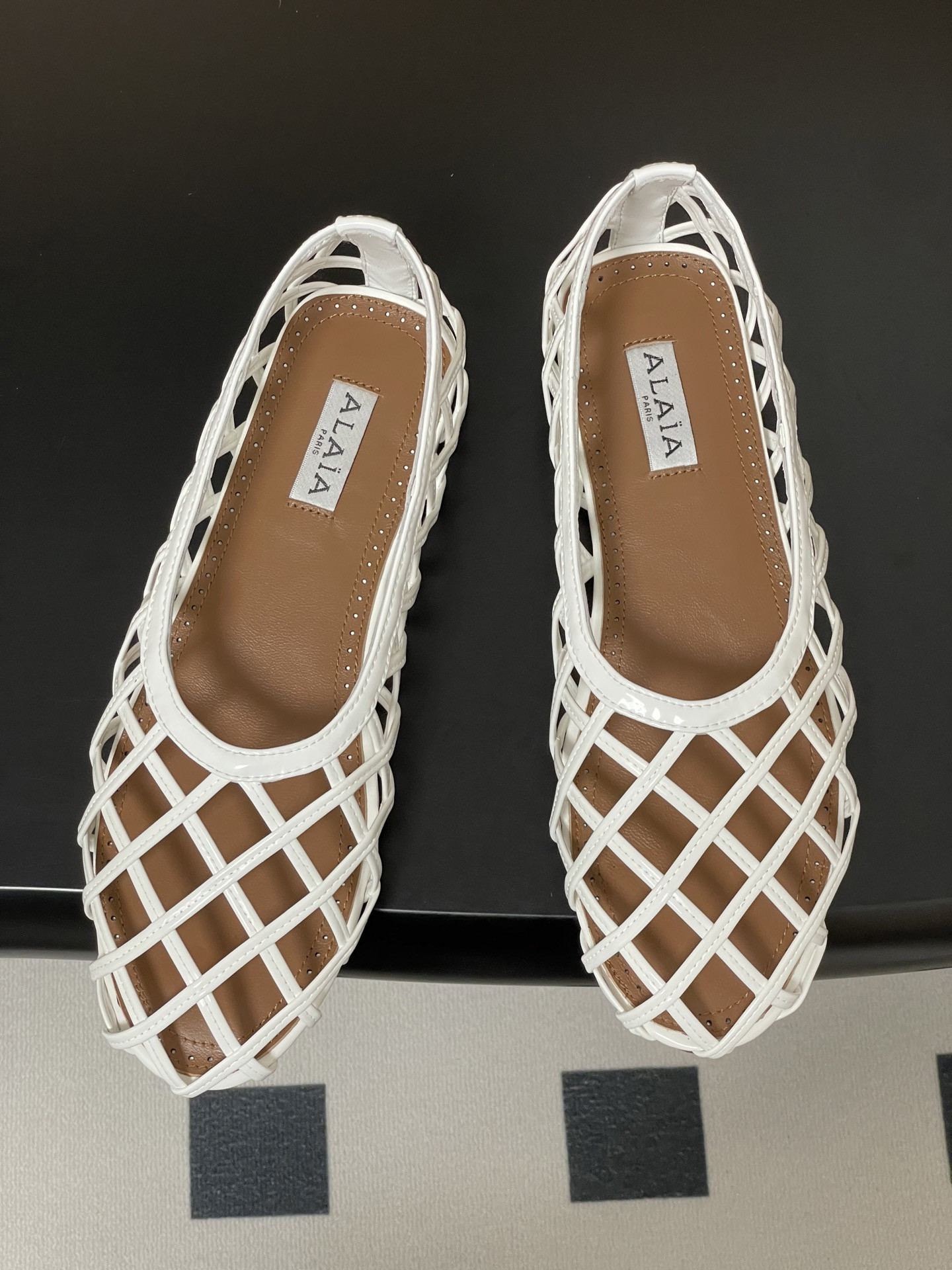 ua alaïa cage ballet flats(cusT0mized size 7-10 days production time)
