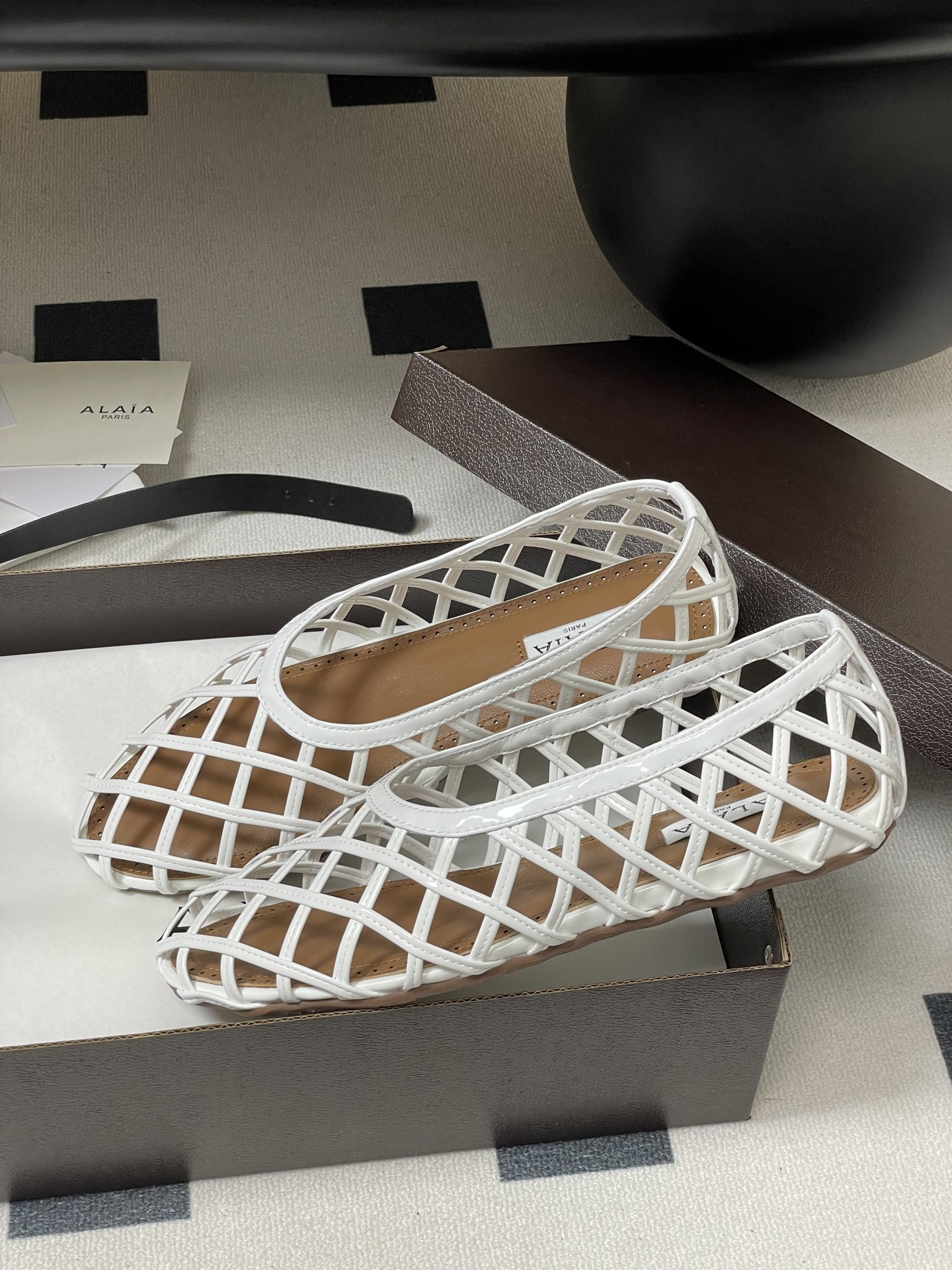 ua alaïa cage ballet flats(cusT0mized size 7-10 days production time)