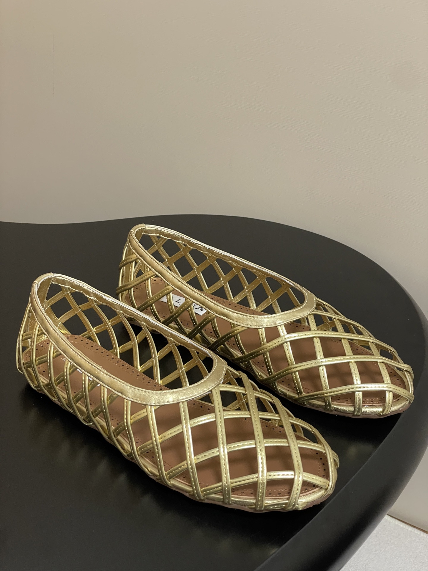 ua alaïa cage ballet flats(cusT0mized size 7-10 days production time)