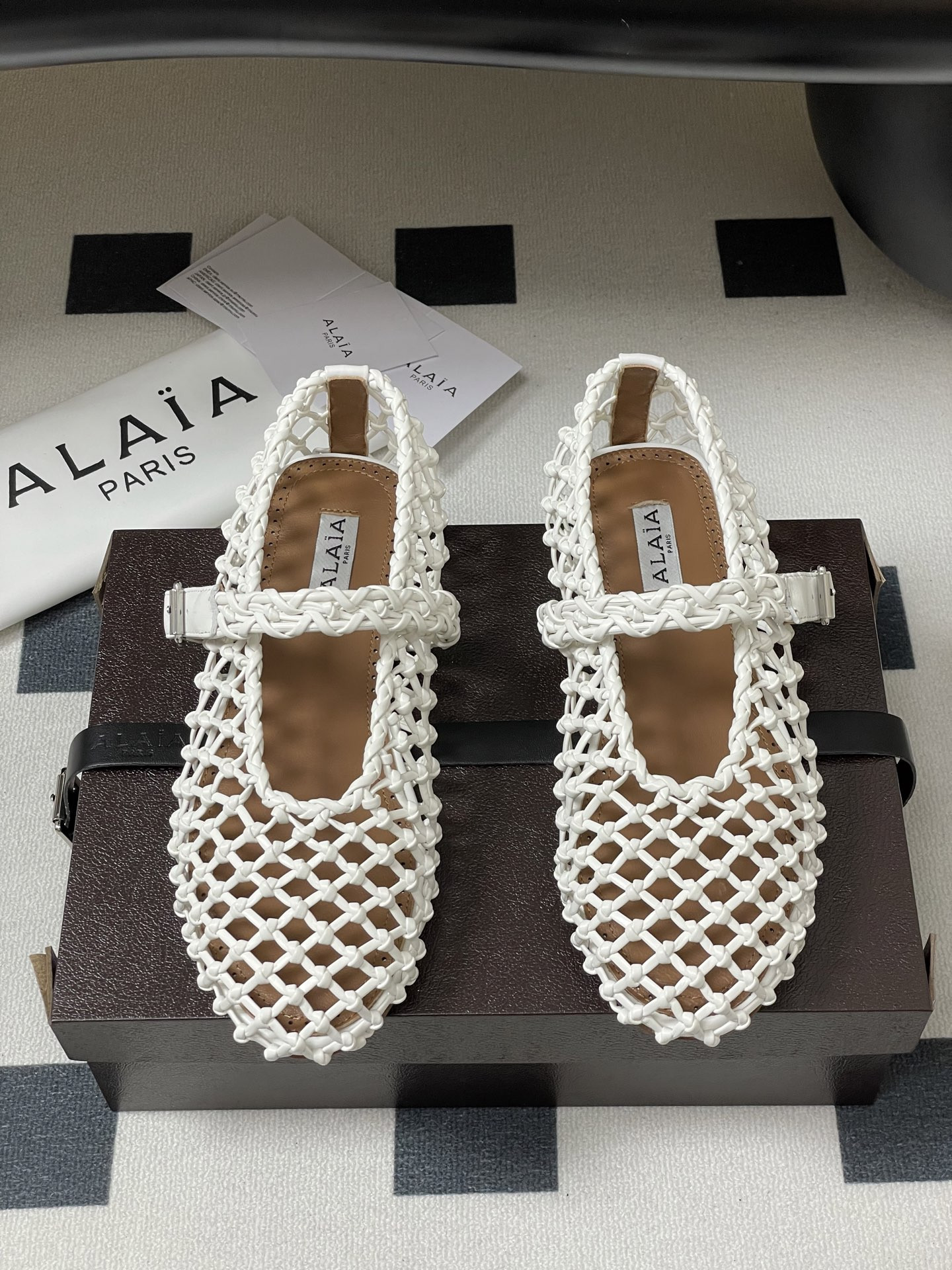 ua alaïa braided ballet flats(cusT0mized size 7-10 days production time)