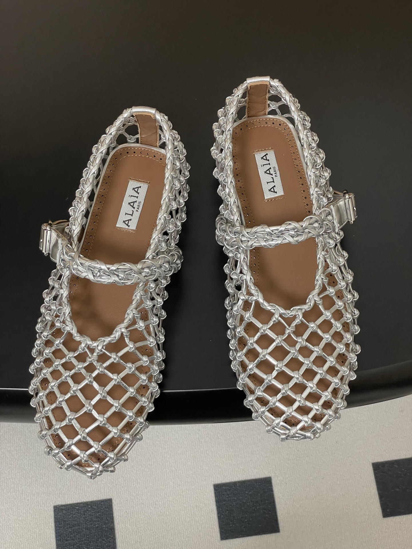 ua alaïa braided ballet flats(cusT0mized size 7-10 days production time)