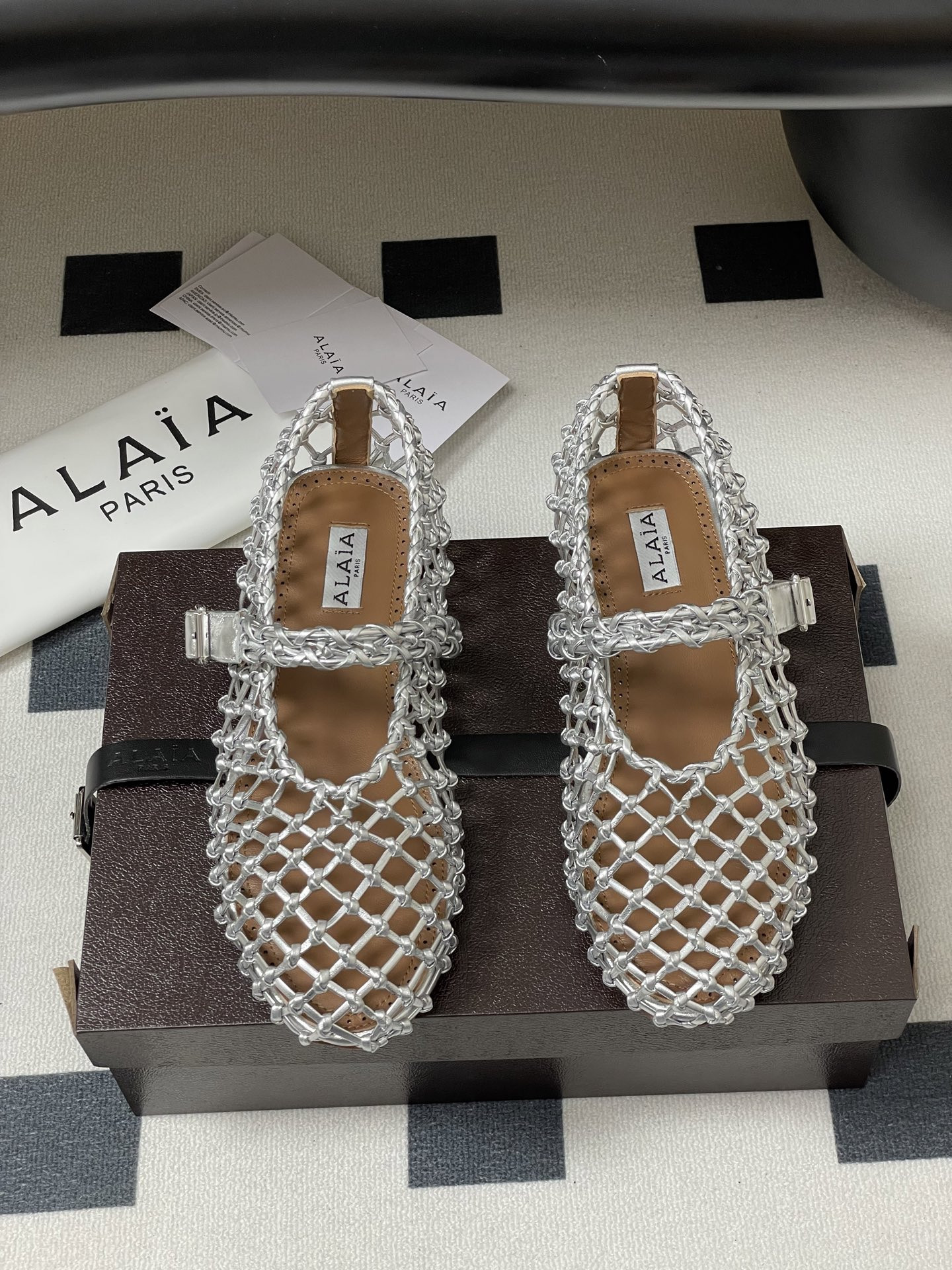 ua alaïa braided ballet flats(cusT0mized size 7-10 days production time)