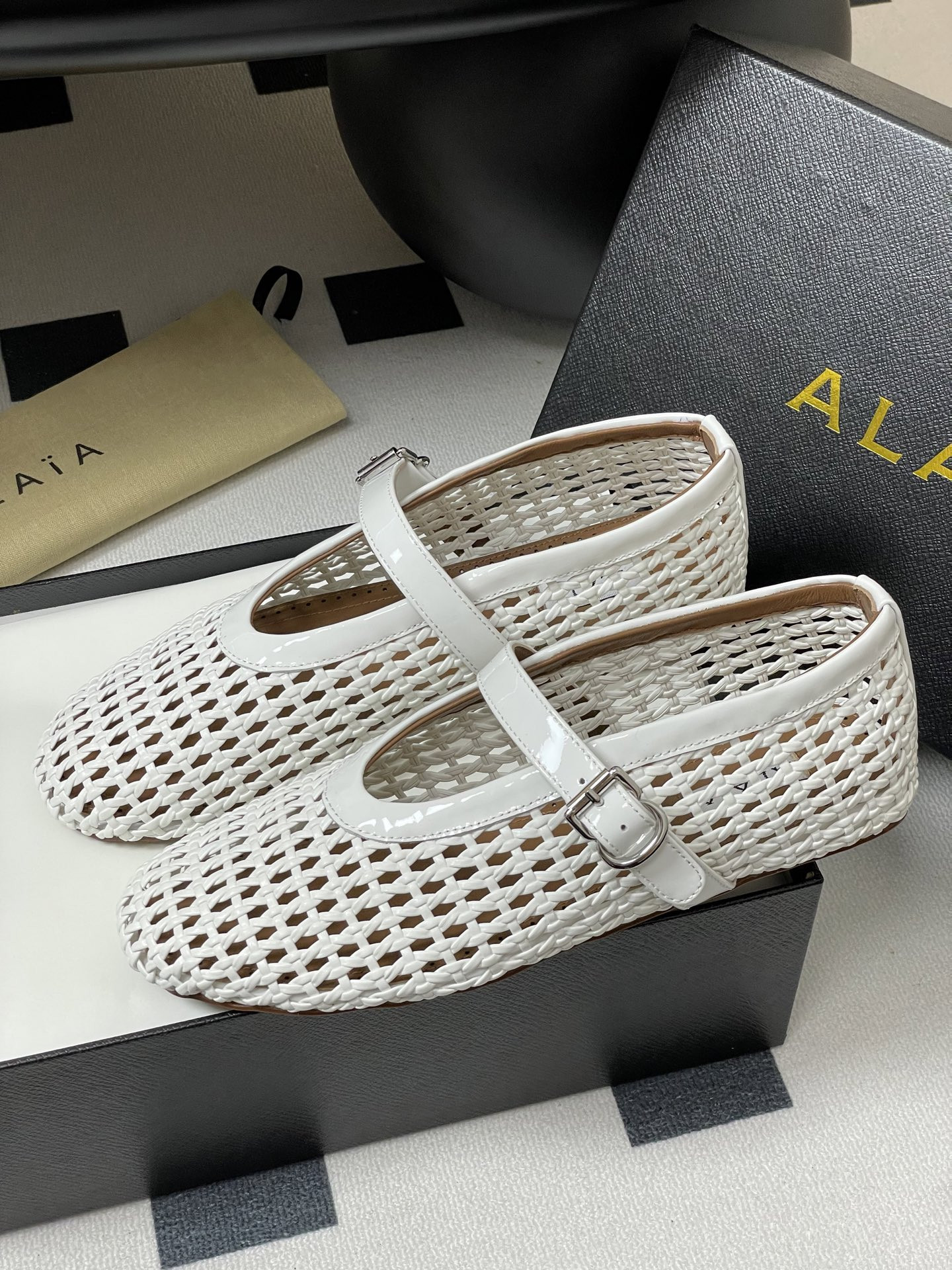 ua alaïa braided ballet flats(cusT0mized size 7-10 days production time)