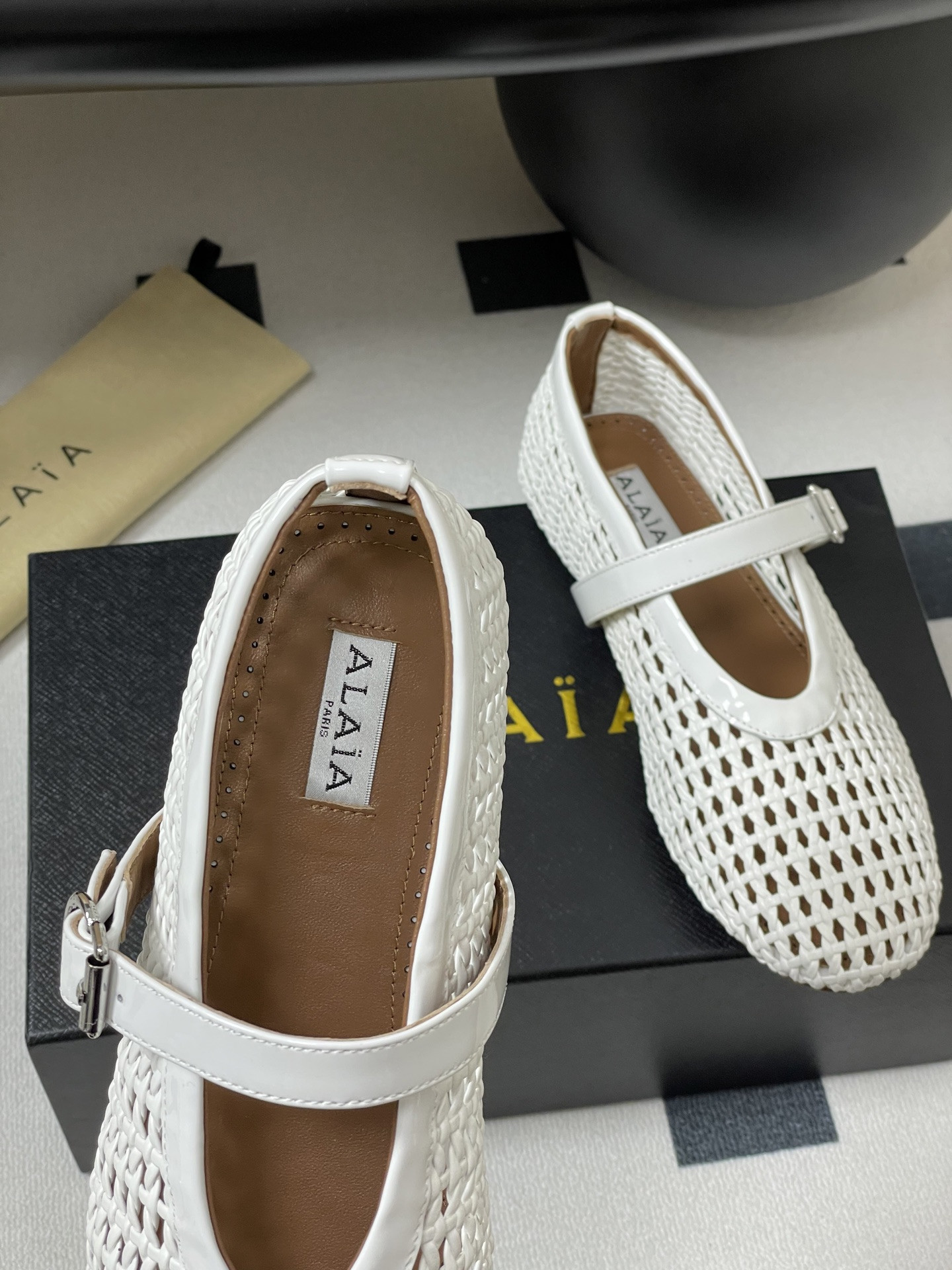 ua alaïa braided ballet flats(cusT0mized size 7-10 days production time)