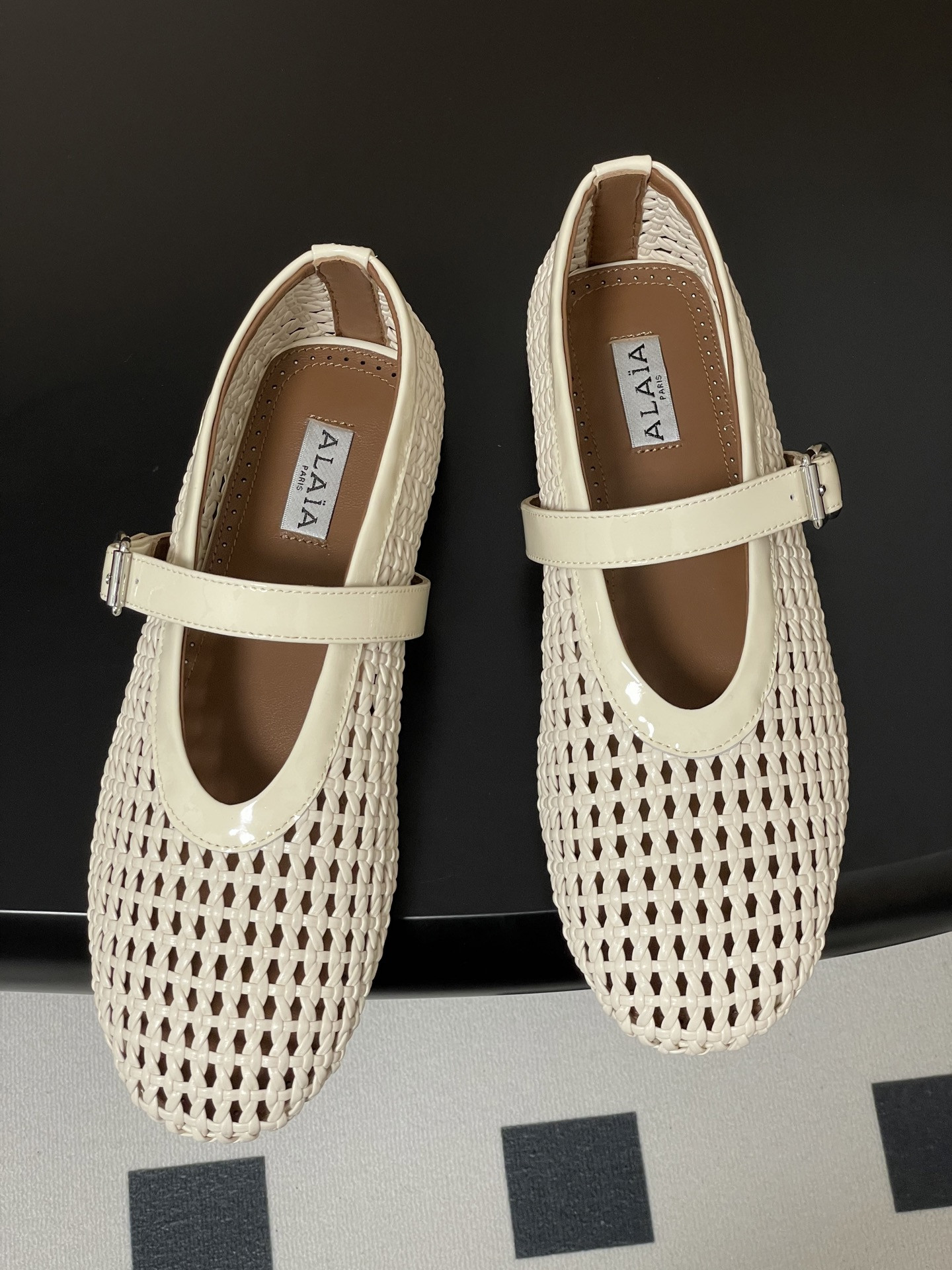 ua alaïa braided ballet flats(cusT0mized size 7-10 days production time)