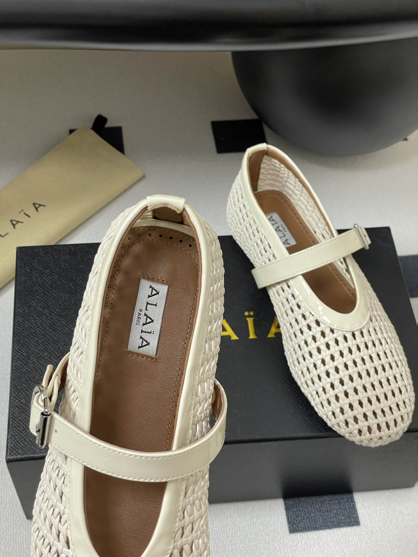 ua alaïa braided ballet flats(cusT0mized size 7-10 days production time)