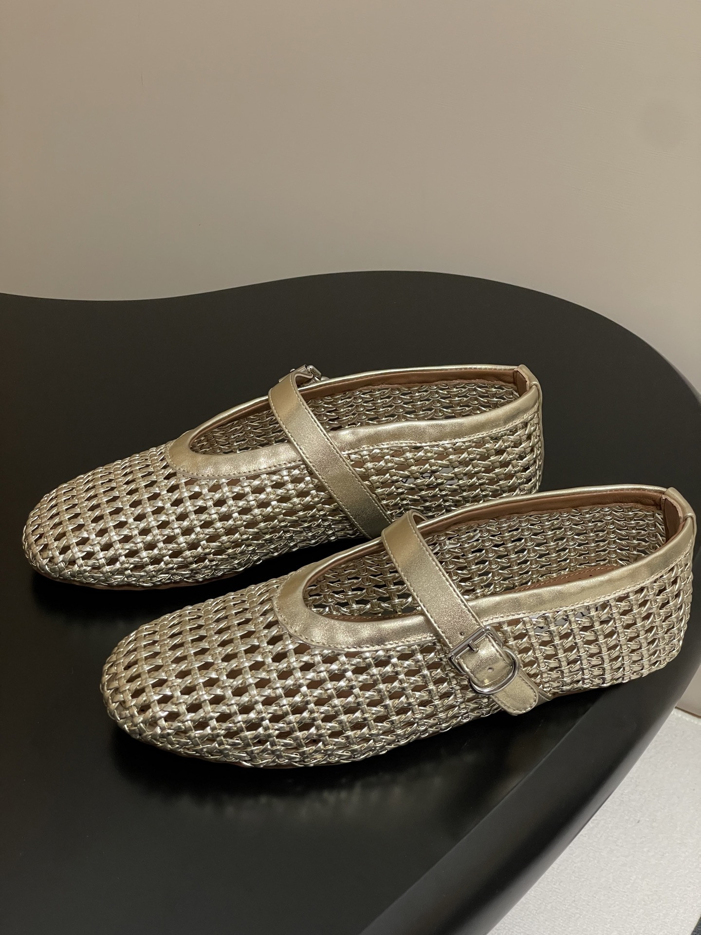 ua alaïa braided ballet flats(cusT0mized size 7-10 days production time)