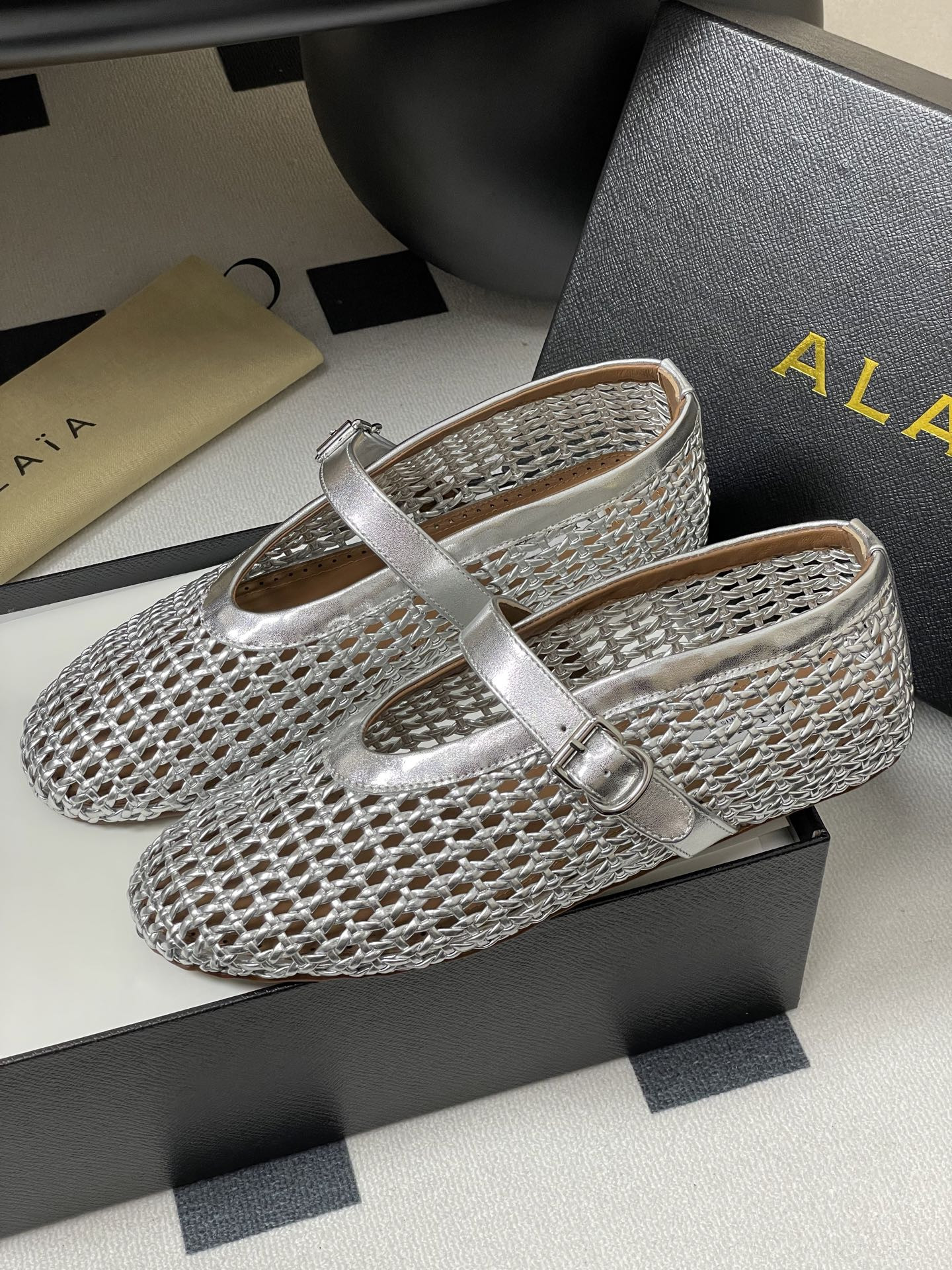 ua alaïa braided ballet flats(cusT0mized size 7-10 days production time)