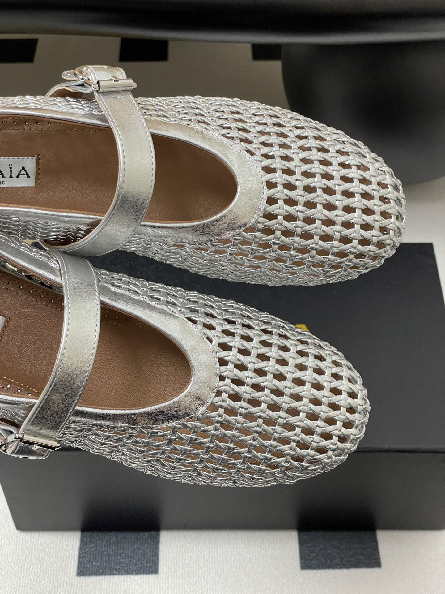 ua alaïa braided ballet flats(cusT0mized size 7-10 days production time)
