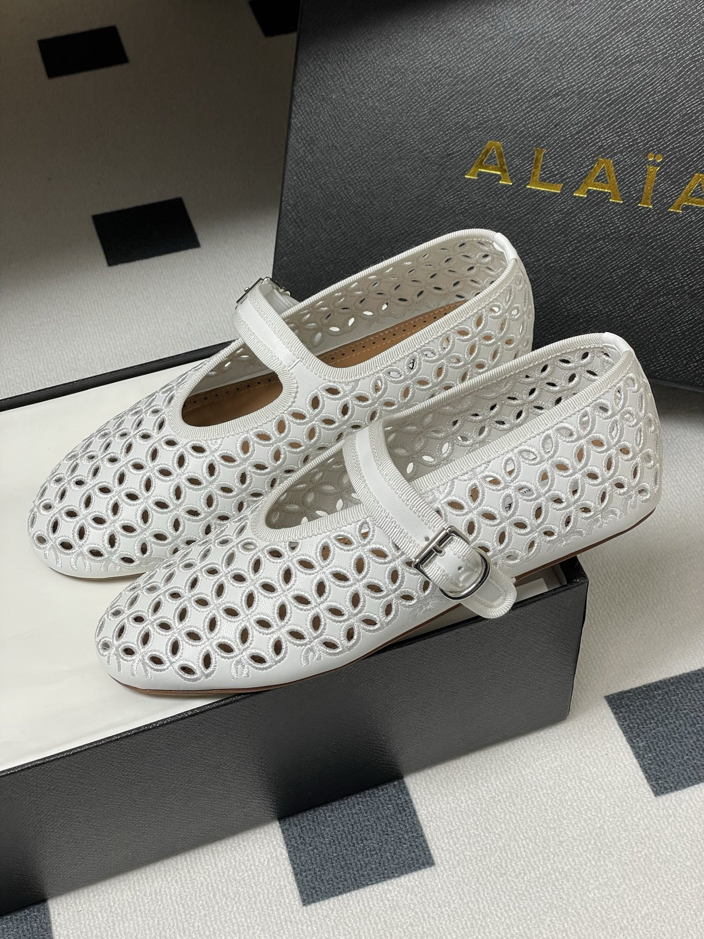 ua alaïa braided ballet flats(cusT0mized size 7-10 days production time)