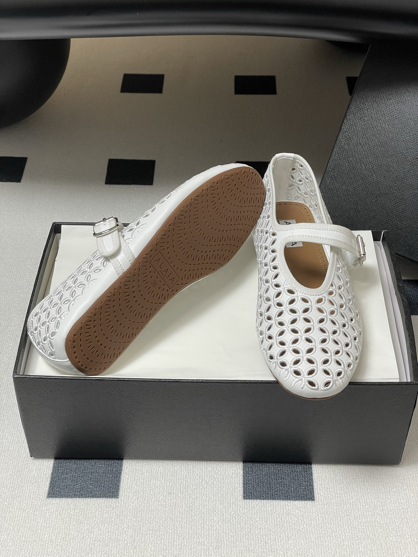 ua alaïa braided ballet flats(cusT0mized size 7-10 days production time)
