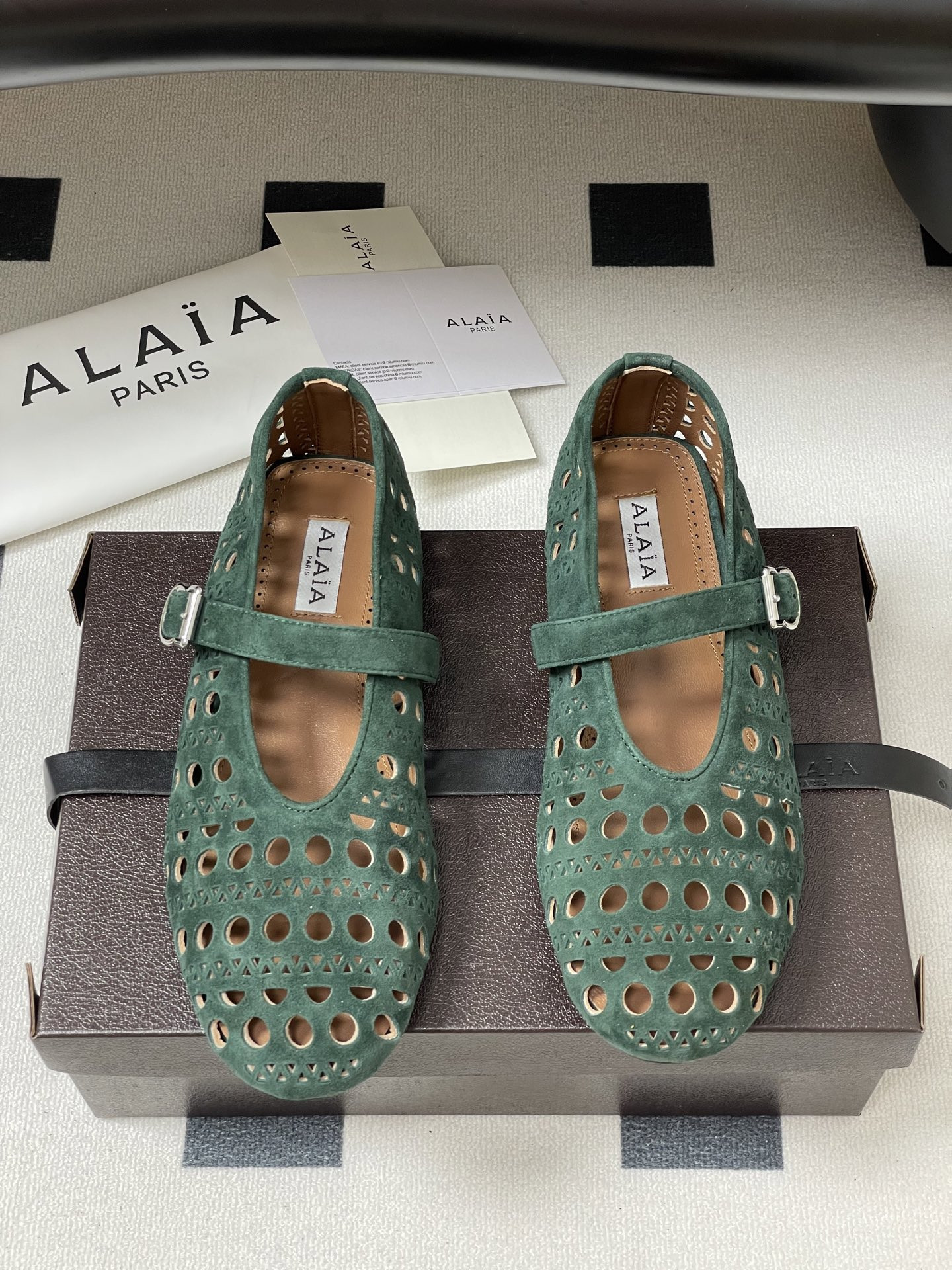 ua alaÏa vienne ballet flats(cusT0mized size 7-10 days production time)