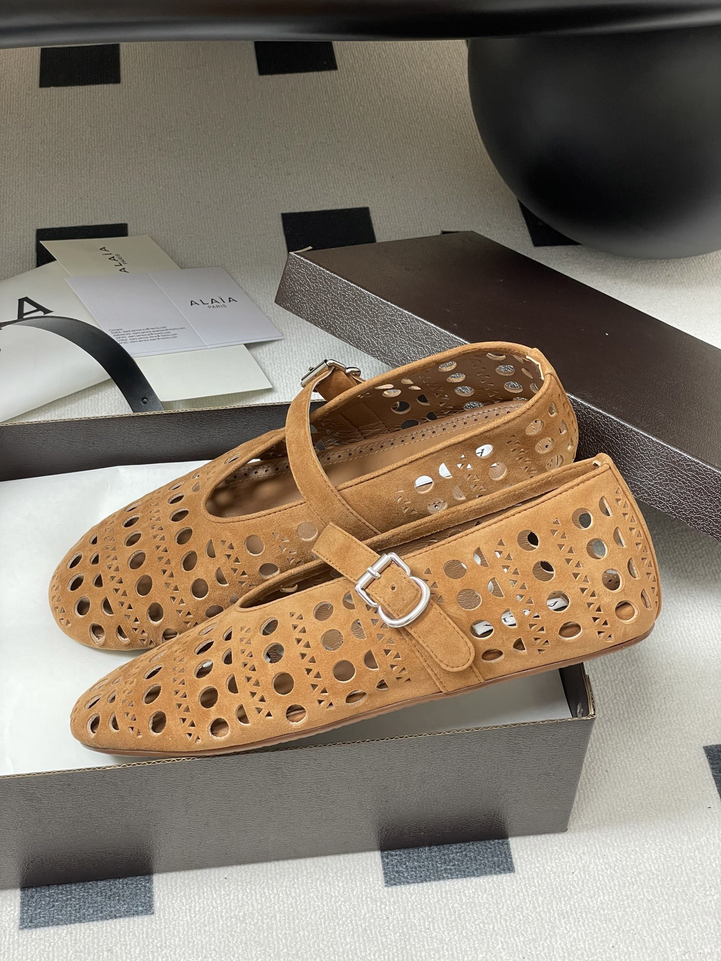 ua alaÏa vienne ballet flats(cusT0mized size 7-10 days production time)