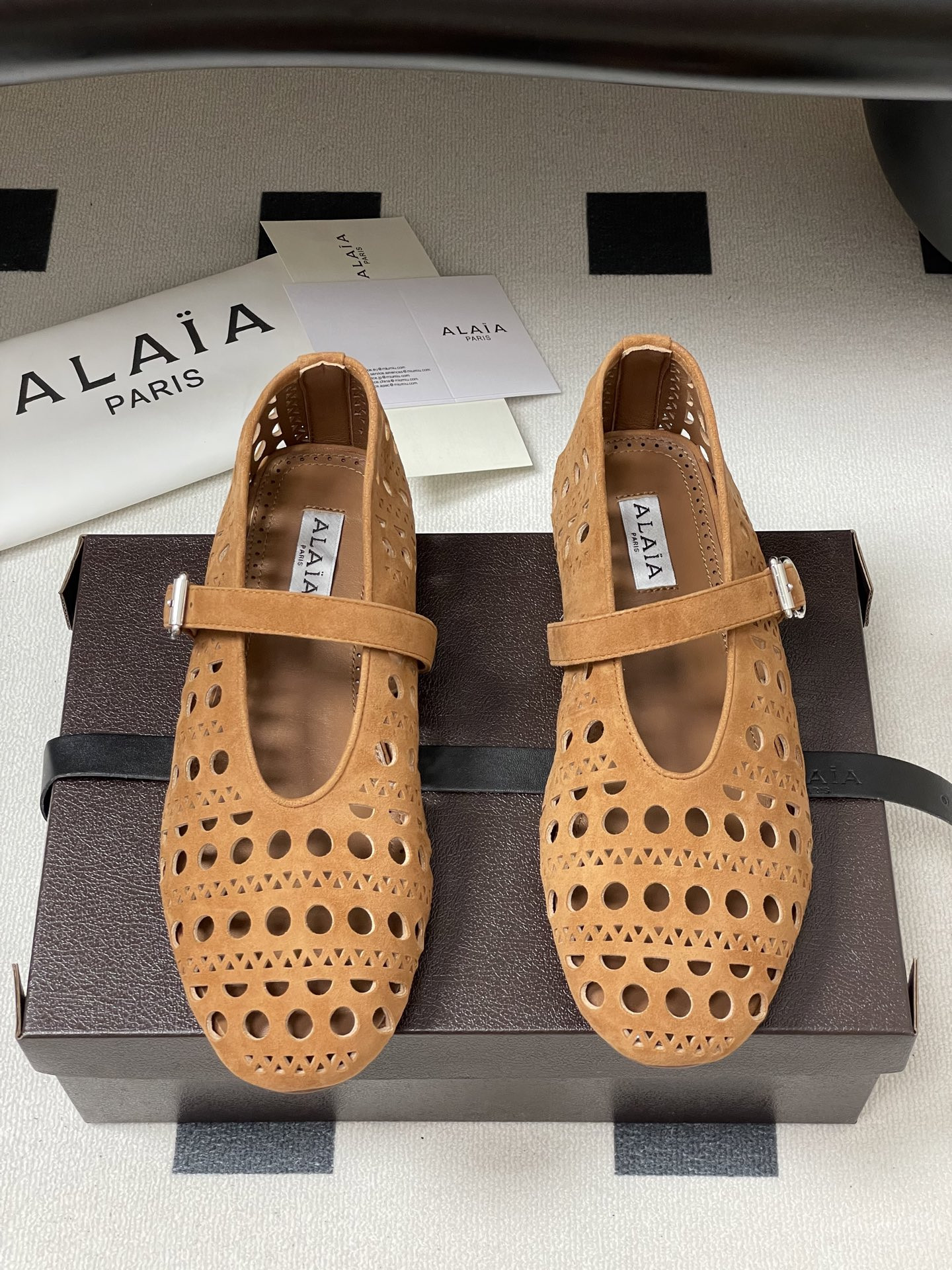 ua alaÏa vienne ballet flats(cusT0mized size 7-10 days production time)