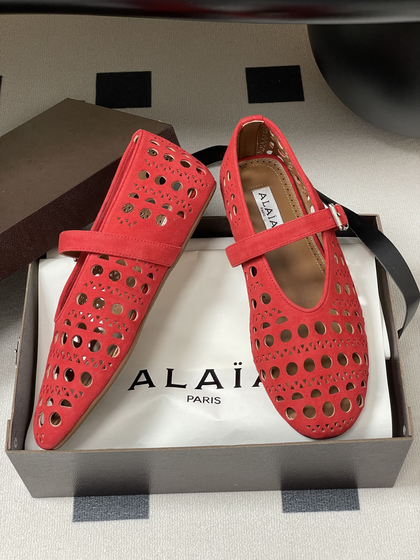 ua alaÏa vienne ballet flats(cusT0mized size 7-10 days production time)