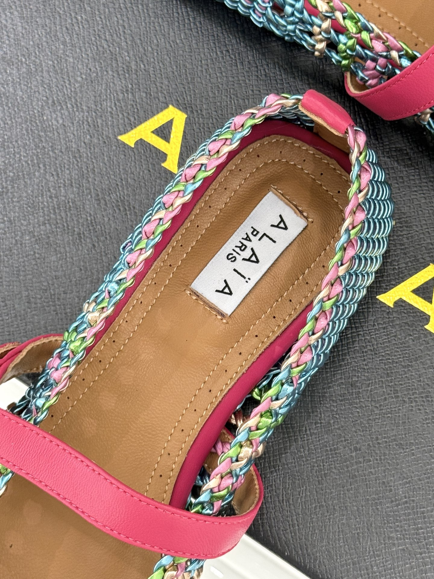 ua alaïa hollow woven mary jane flats(cusT0mized size 7-10 days production time)