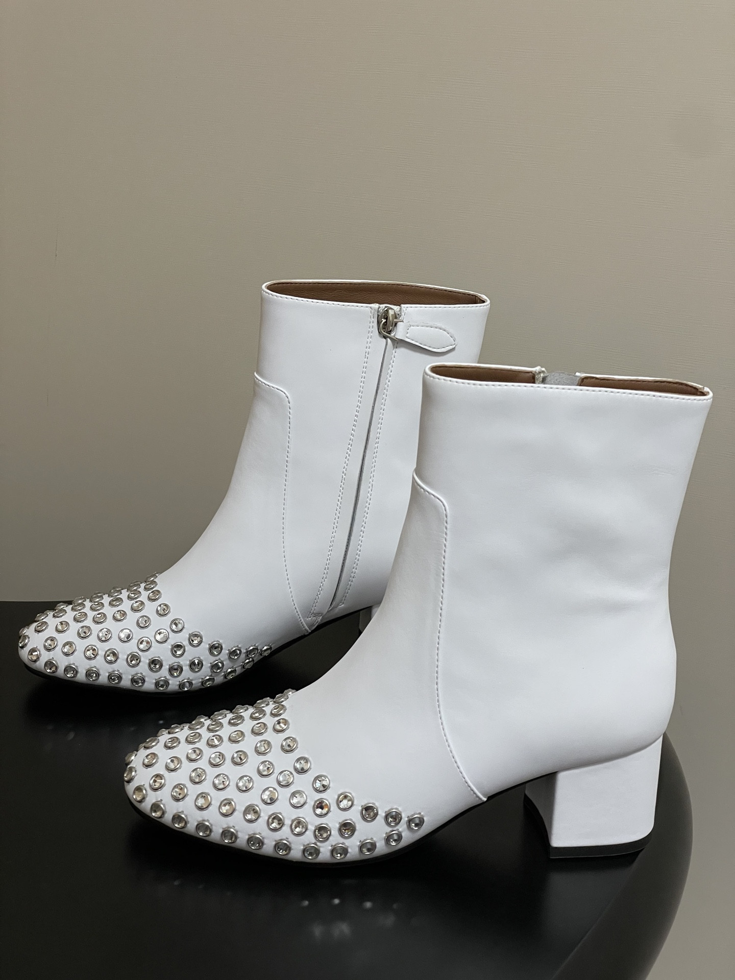 ua a1a1a crystal di*m*nd boots 5.5cm heel(cusT0mized size 7-10 days production time)
