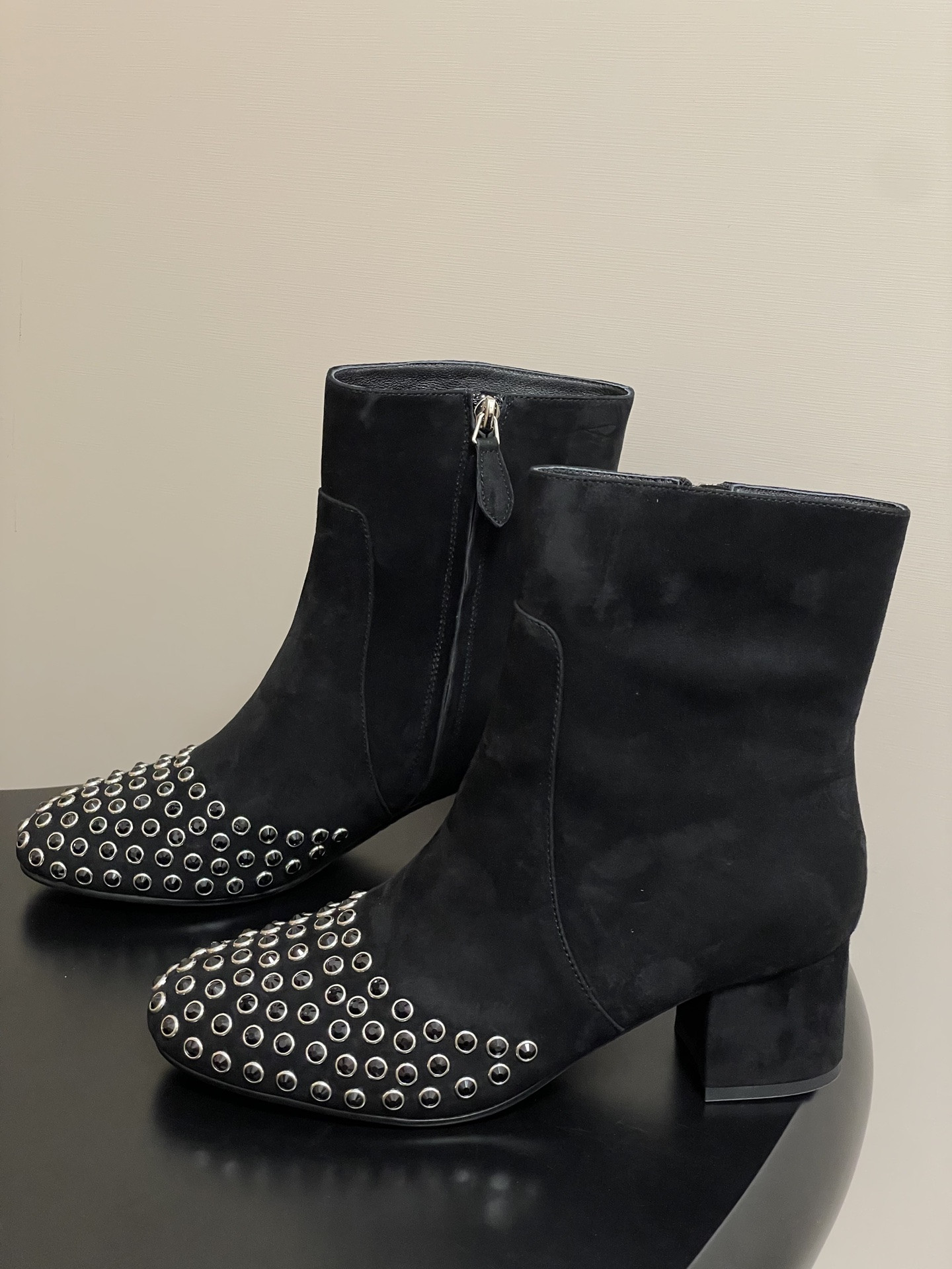 ua a1a1a crystal di*m*nd boots 5.5cm heel(cusT0mized size 7-10 days production time)