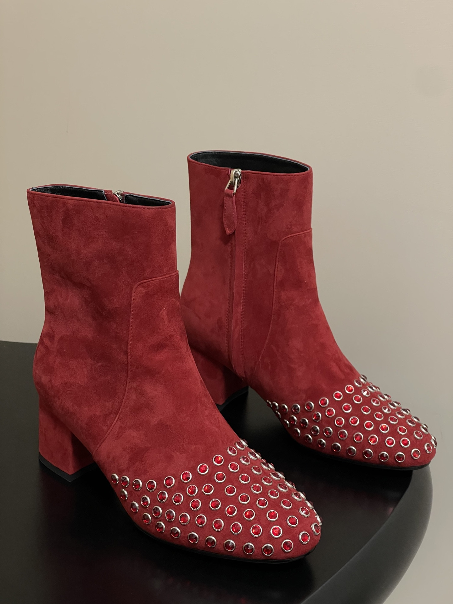 ua a1a1a crystal di*m*nd boots 5.5cm heel(cusT0mized size 7-10 days production time)