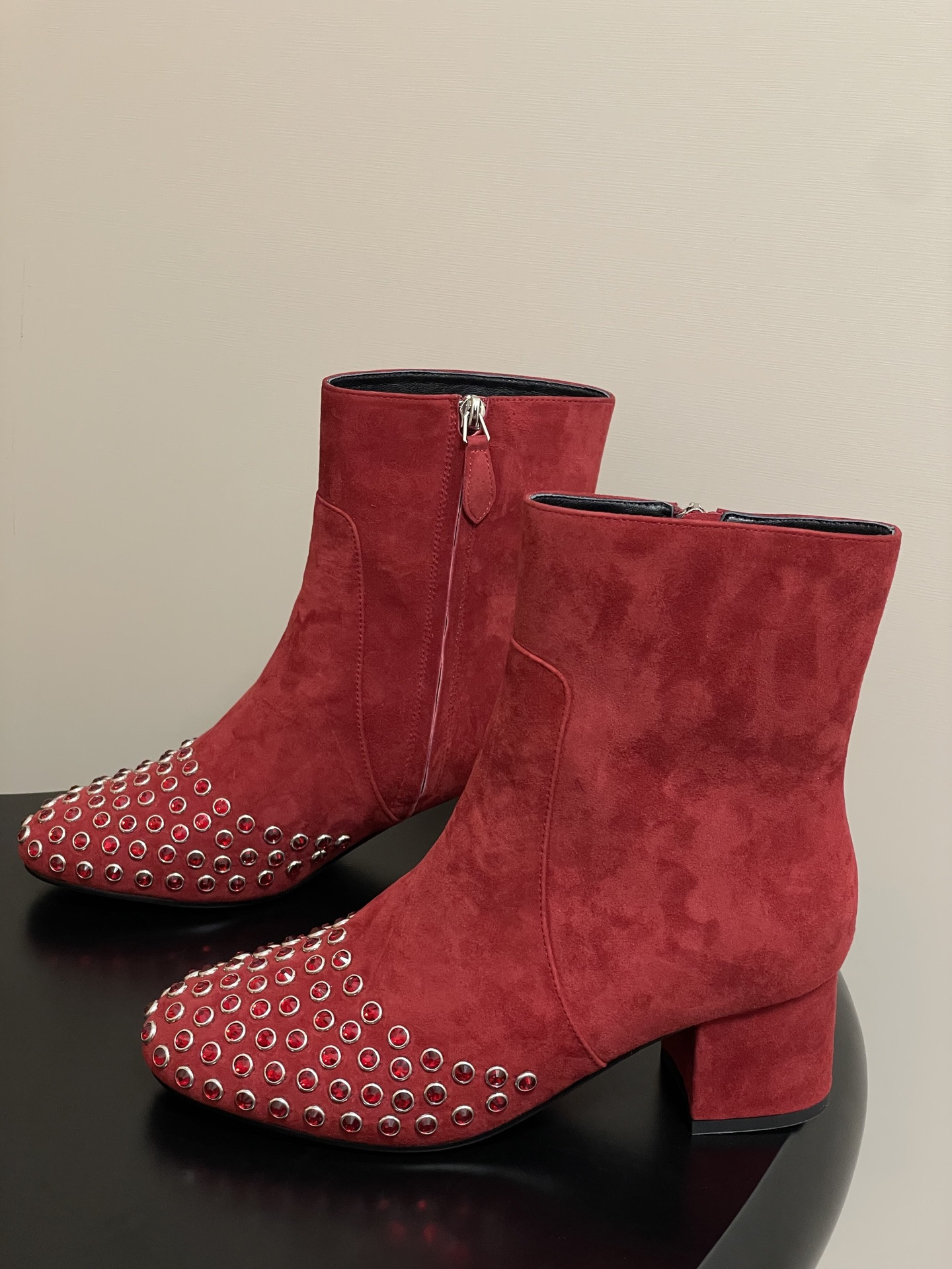 ua a1a1a crystal di*m*nd boots 5.5cm heel(cusT0mized size 7-10 days production time)