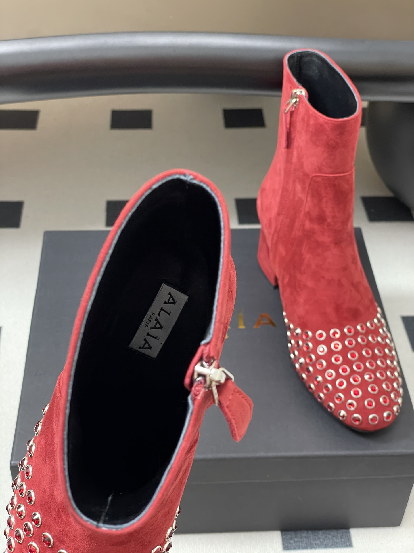 ua a1a1a crystal di*m*nd boots 5.5cm heel(cusT0mized size 7-10 days production time)