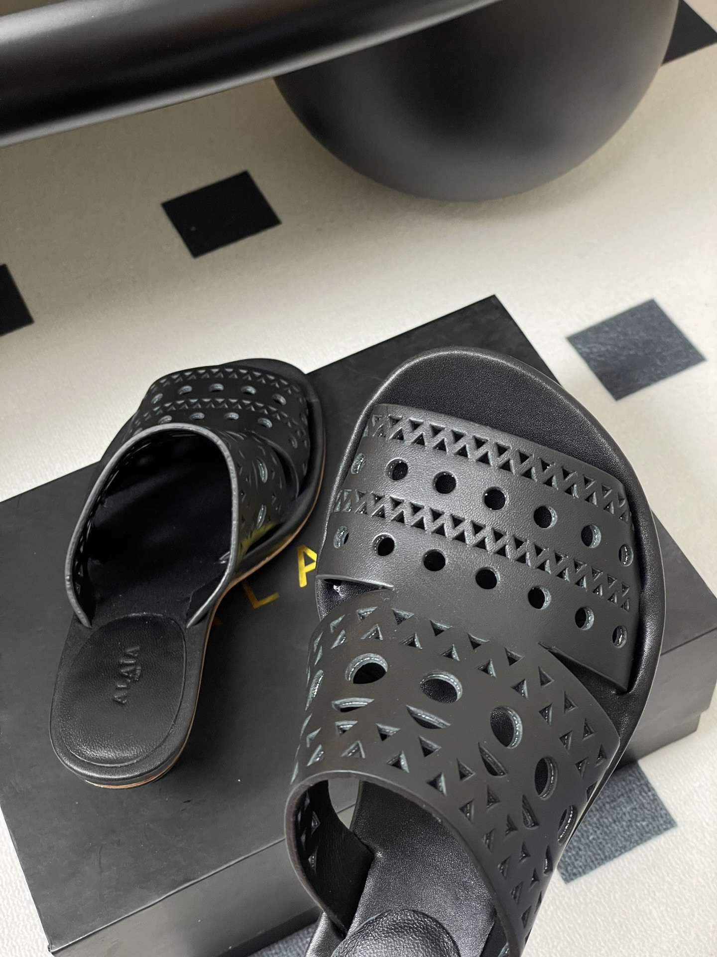 ua a1a1a heeled slippers 5.5cm heel(cusT0mized size 7-10 days production time)