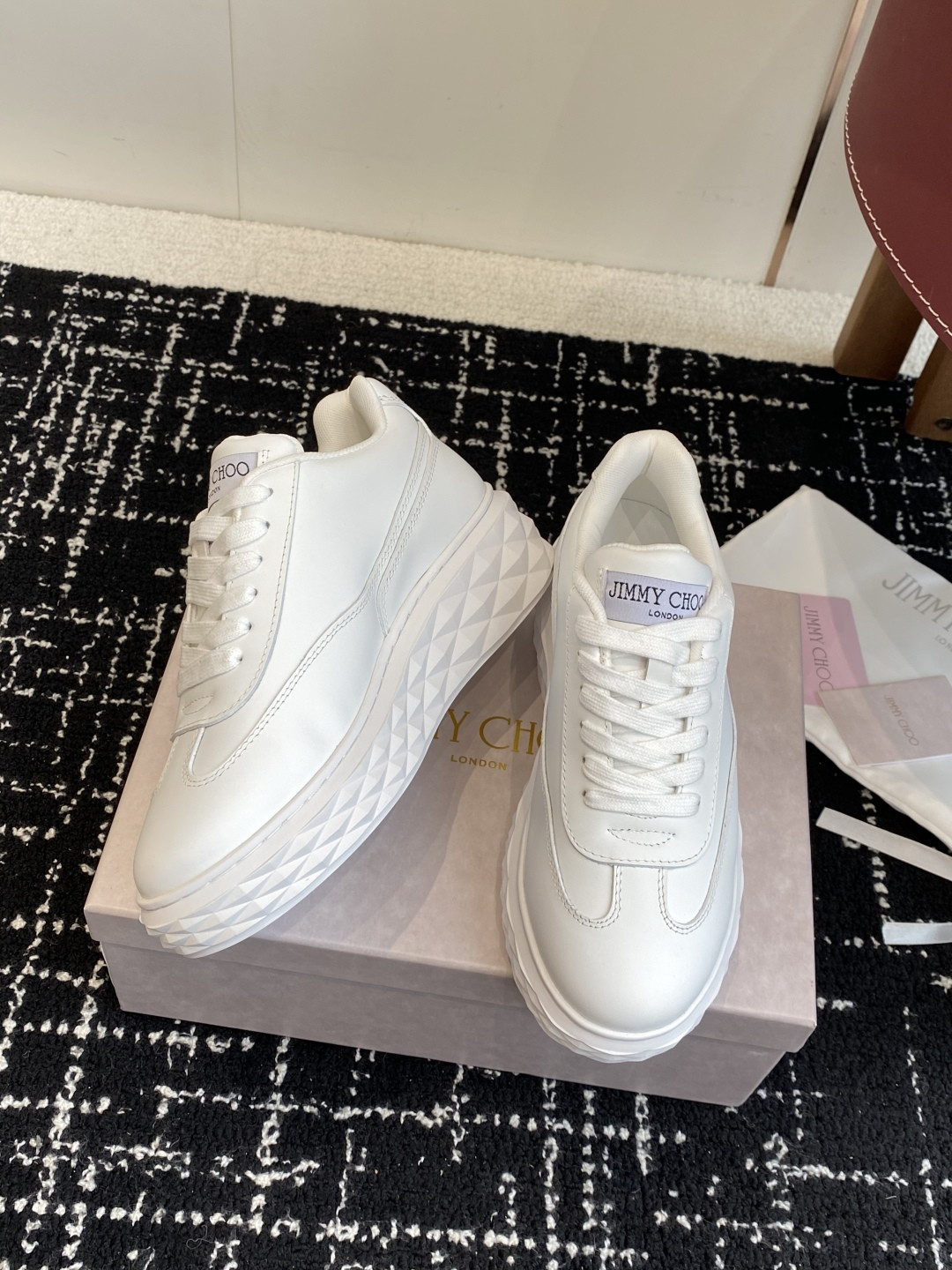 ua ji*y ch* Di*m*nd light maxi f sneakers